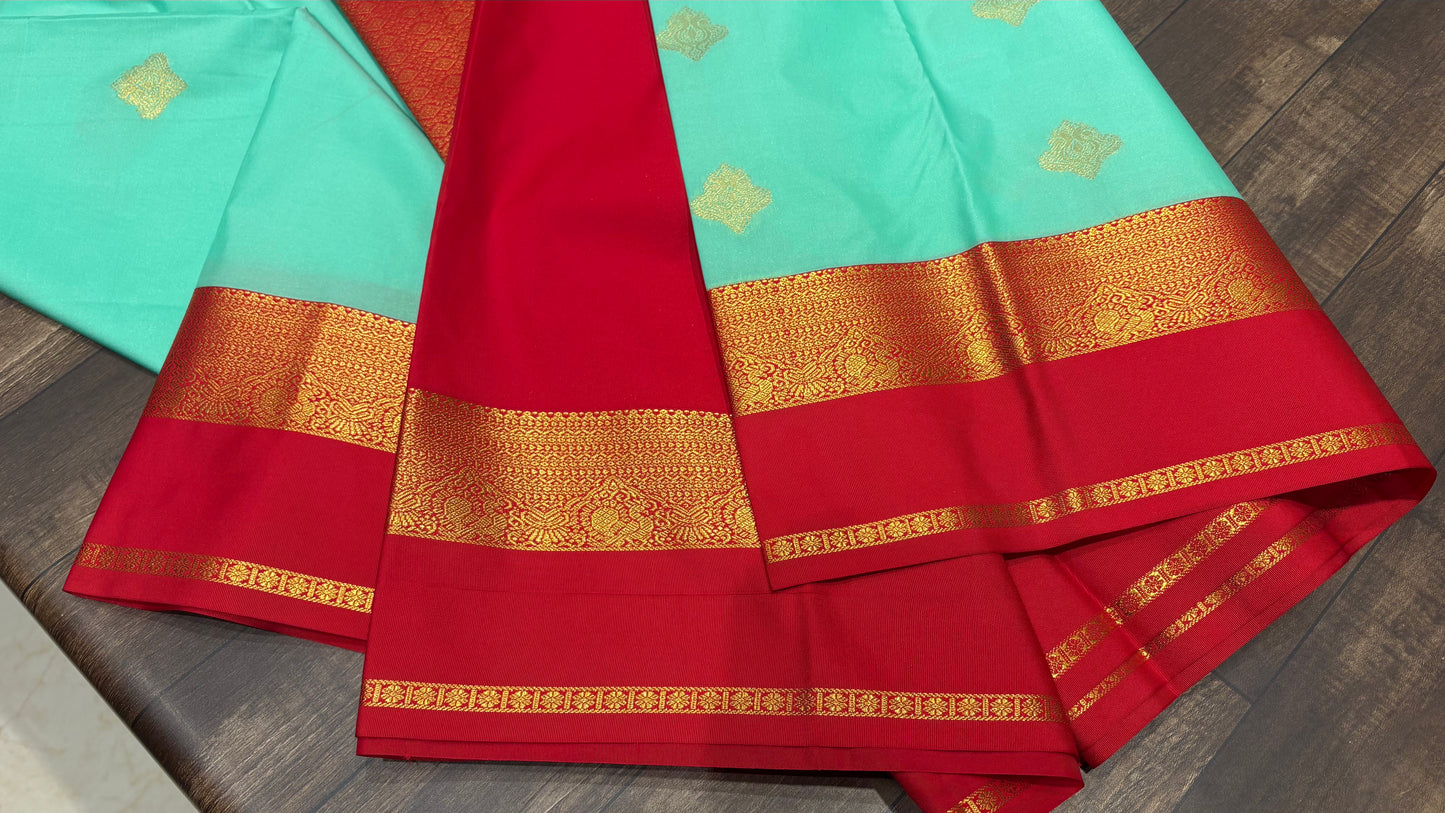 Semi Kanchipuram silk