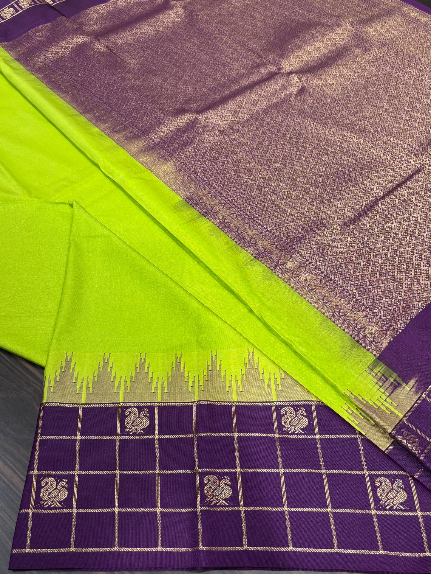 Semi Kanchipuram silk