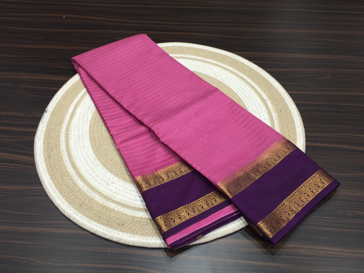 Semi Mysore Crape Silk