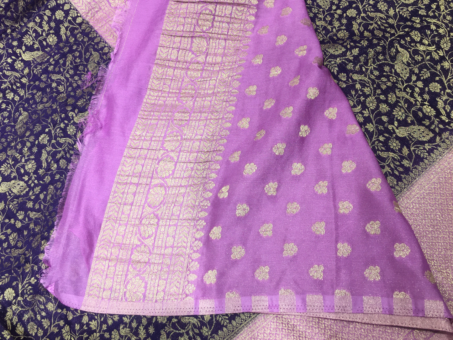 Chiffon georgette saree