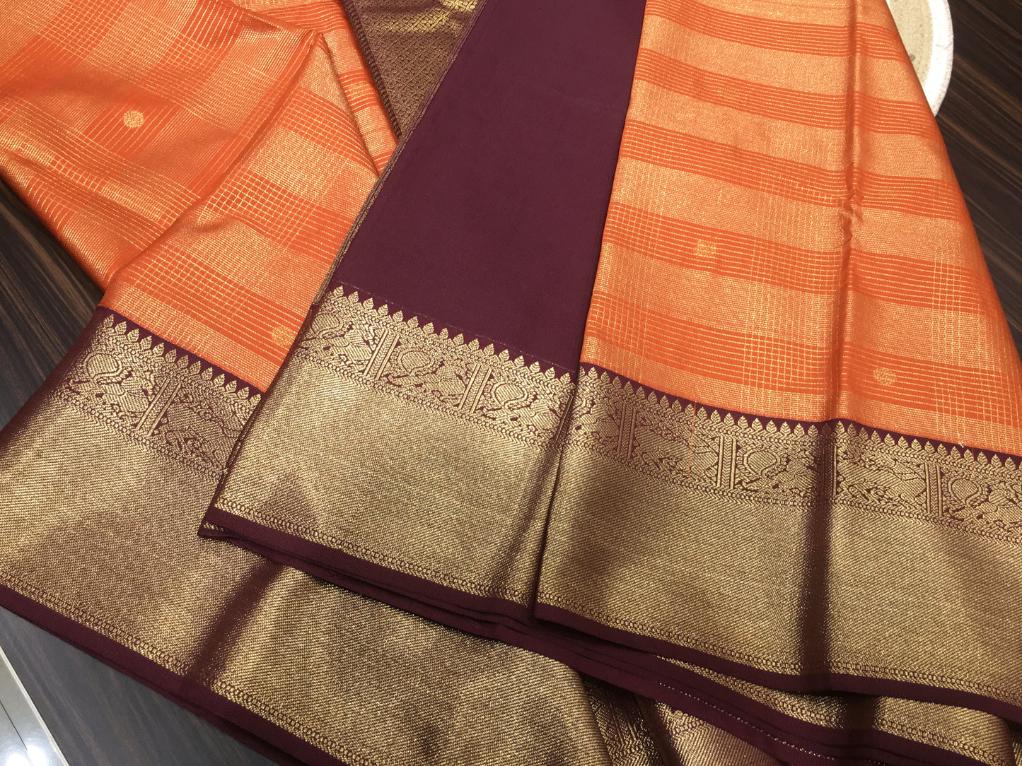 Semi Kanchipuram silk