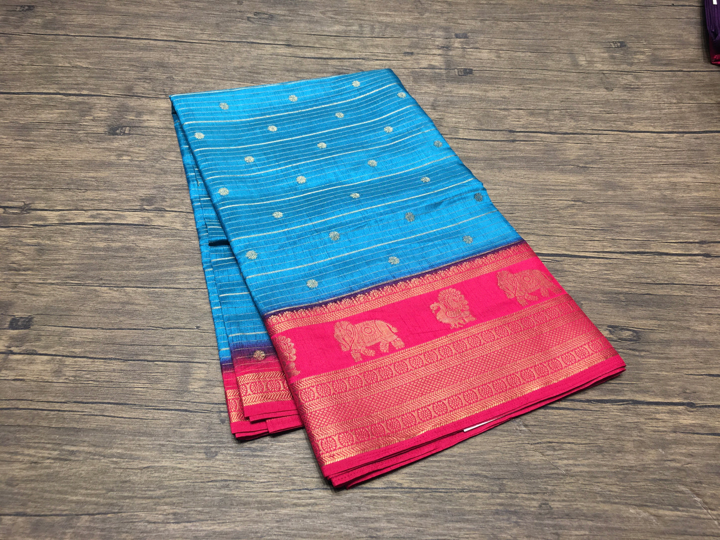 Semi tussar Saree