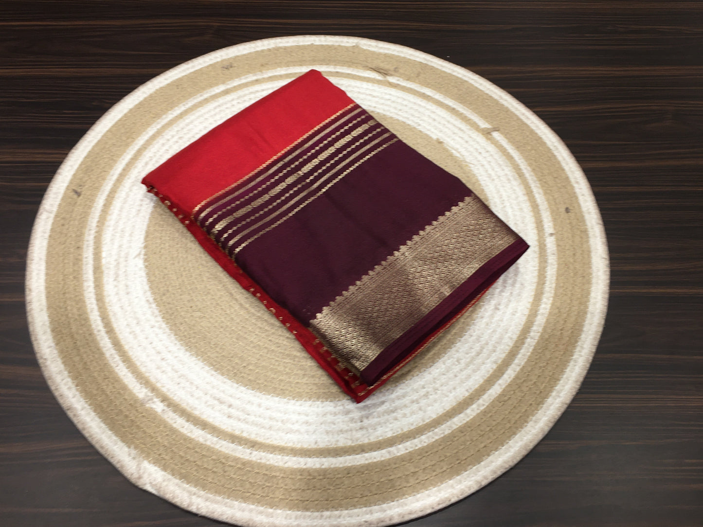 Mysore crape saree