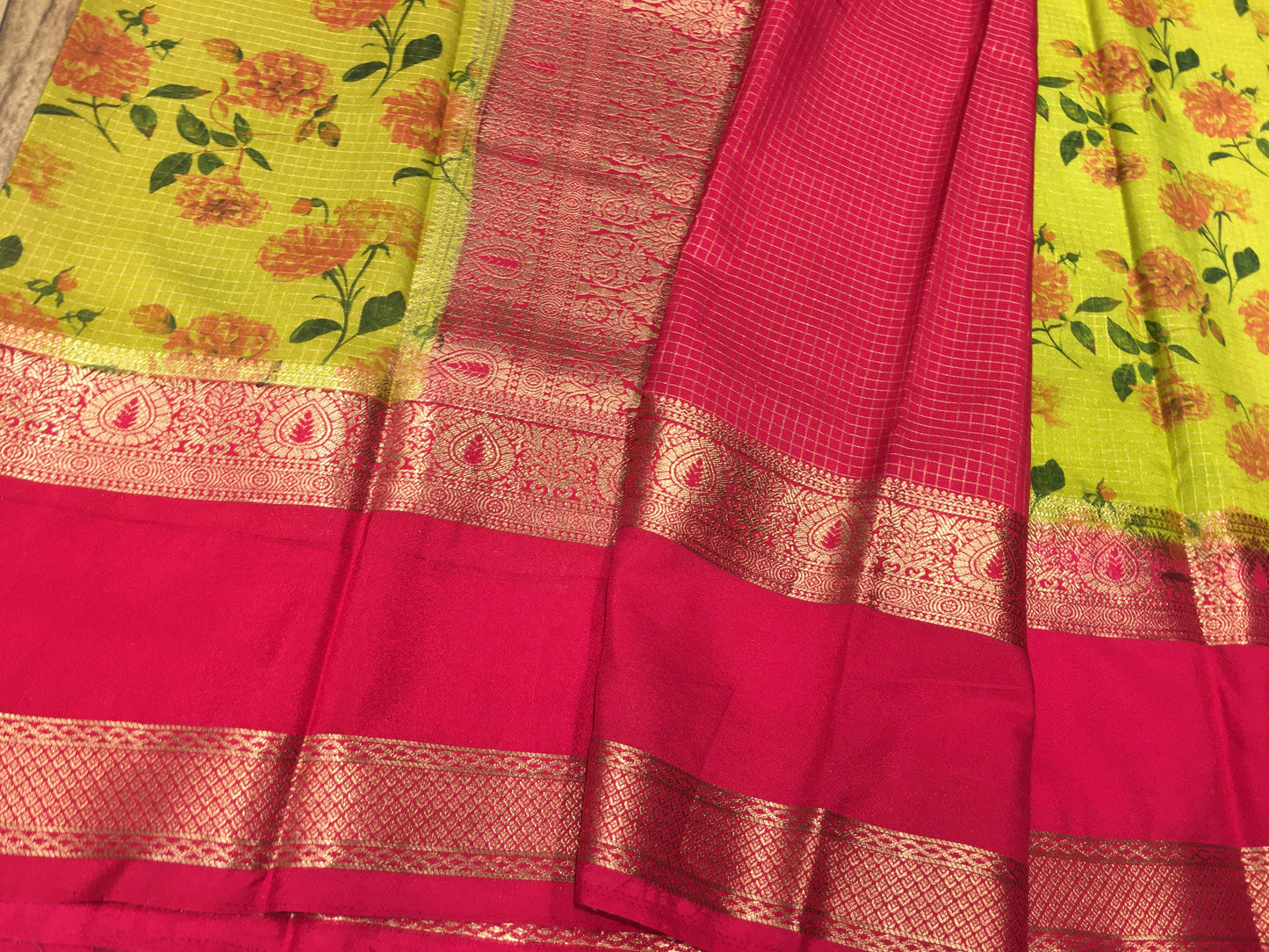 Semi Mysore Crape Silk