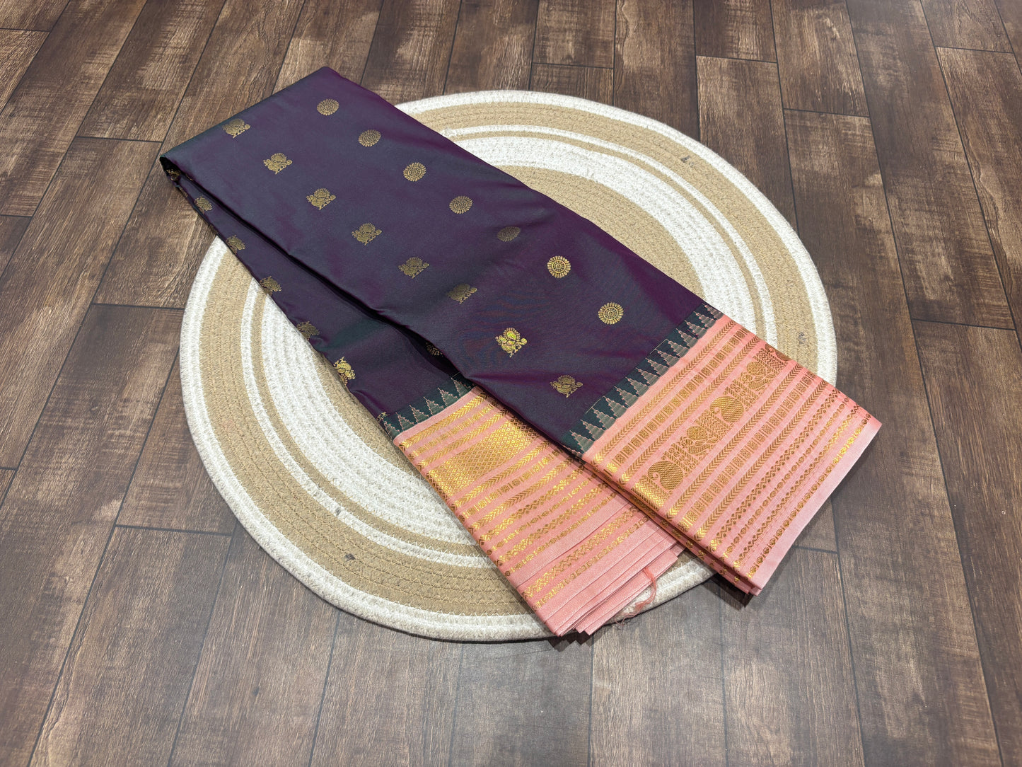 Semi Kanchipuram silk