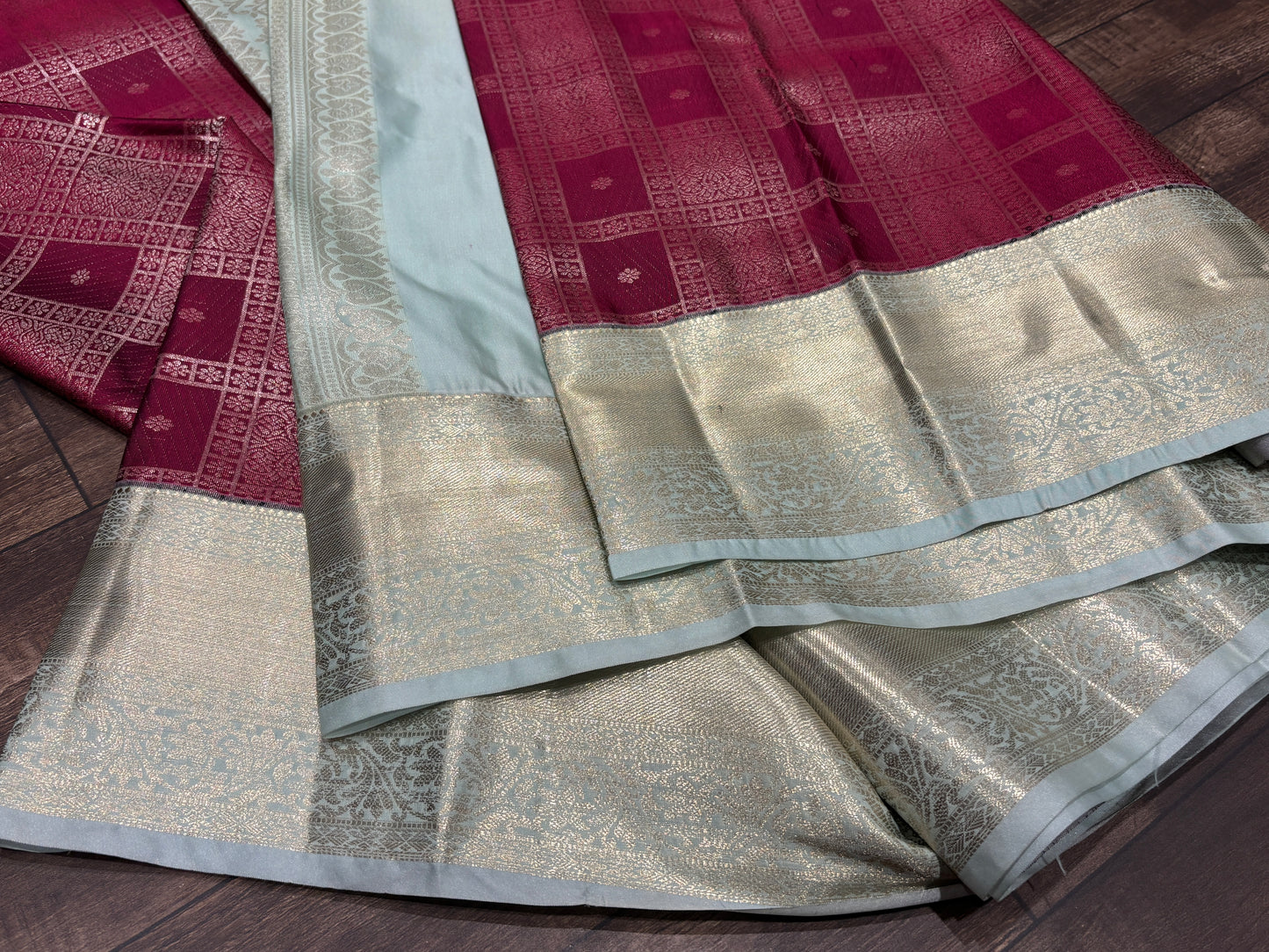 Semi Kanchipuram silk