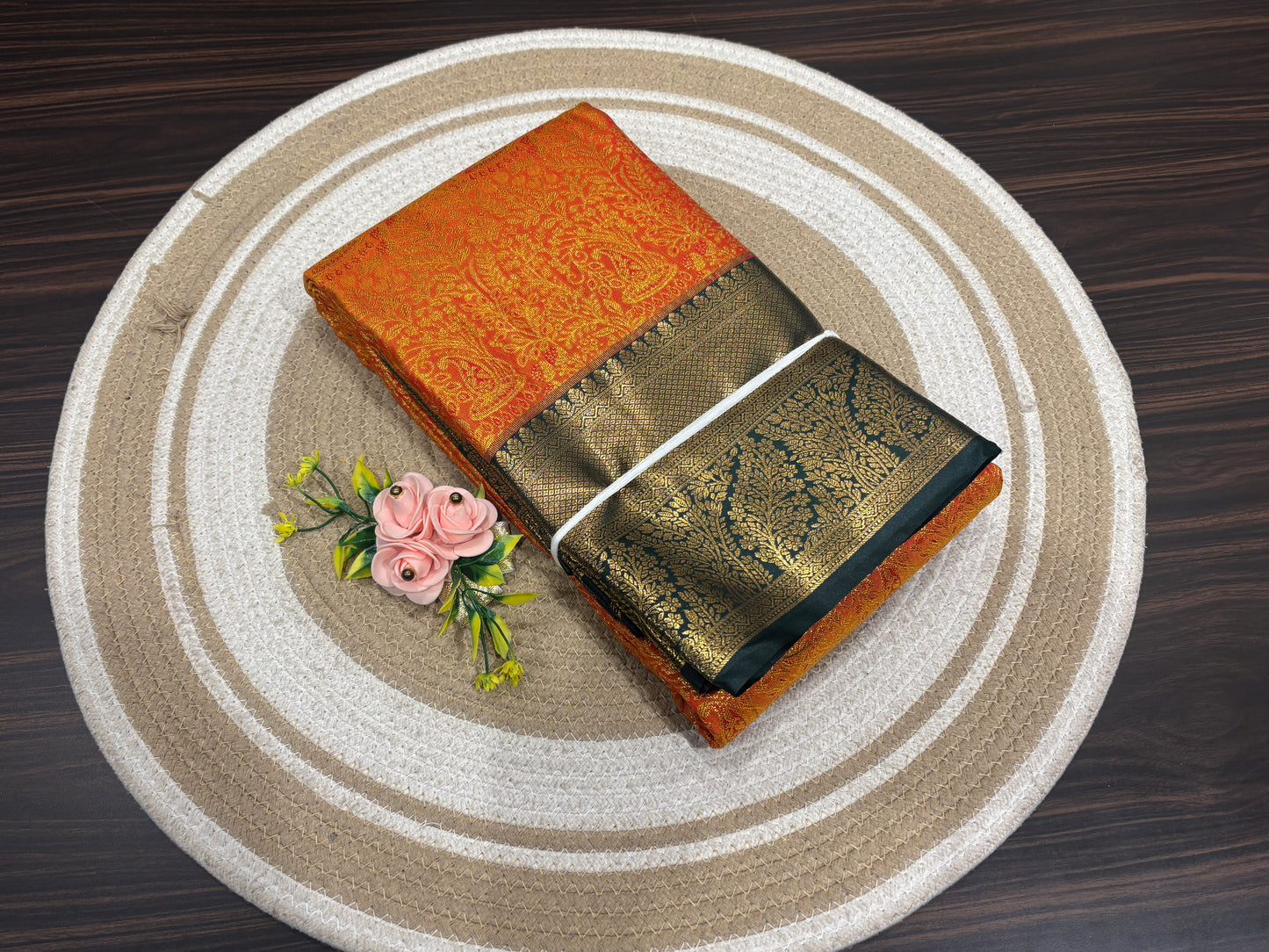 Semi Kanchipuram silk