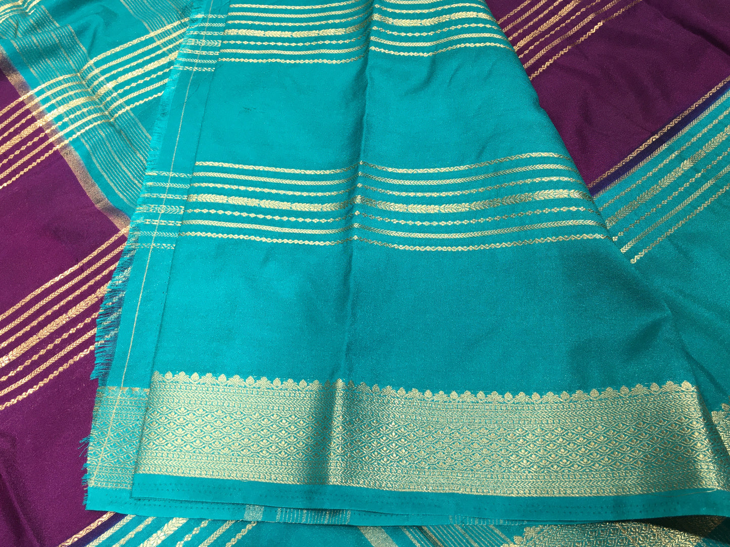 Mysore crape saree
