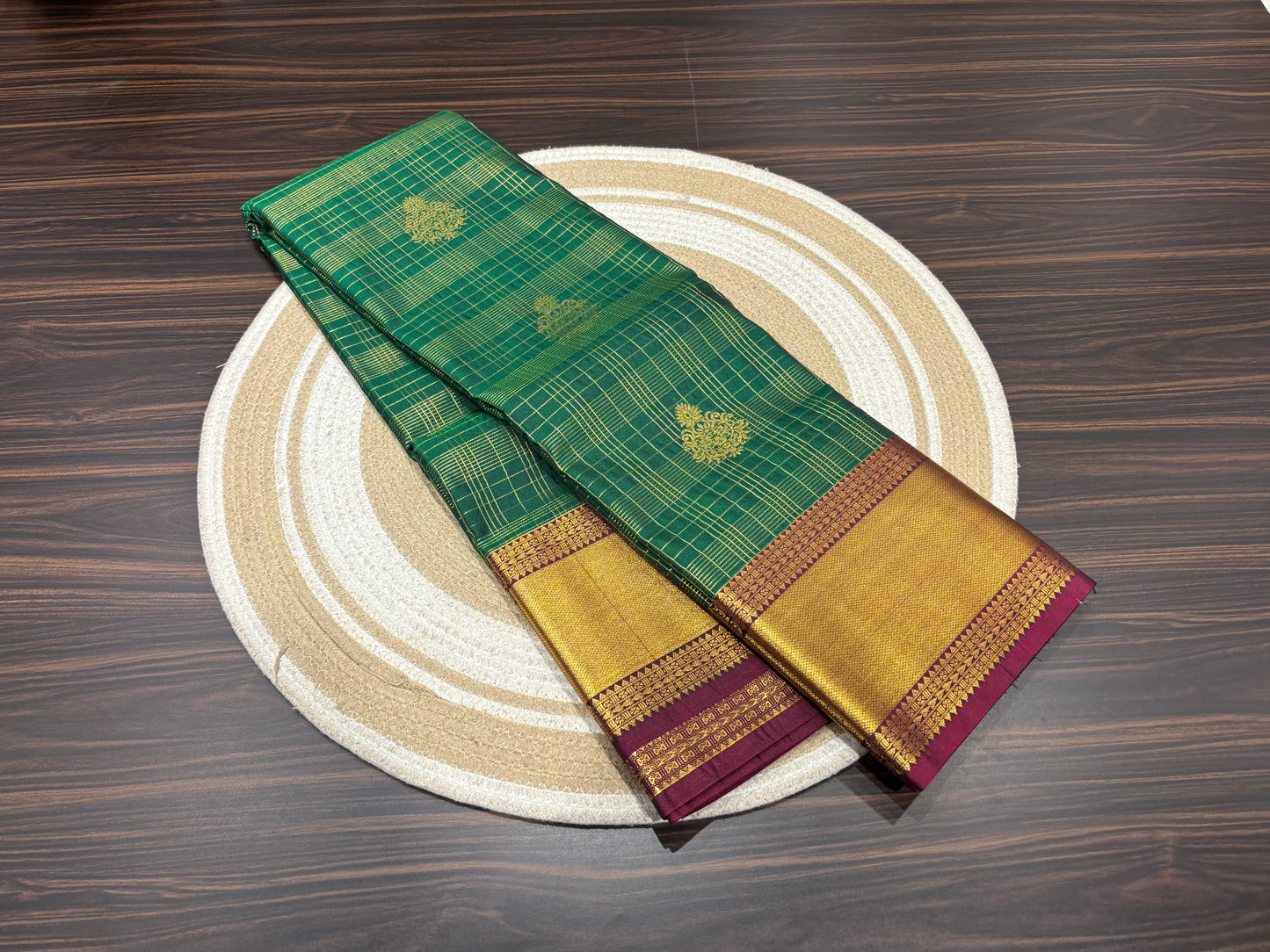 Semi Kanchipuram silk