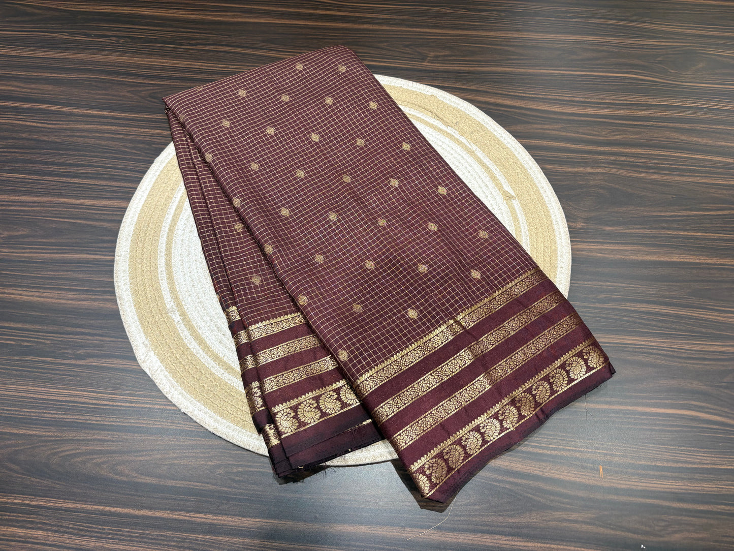 Semi Mysore crape