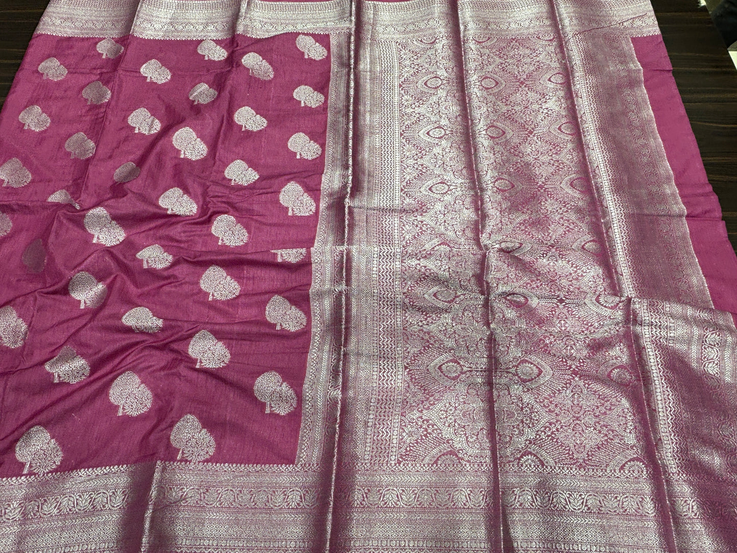 Raw silk