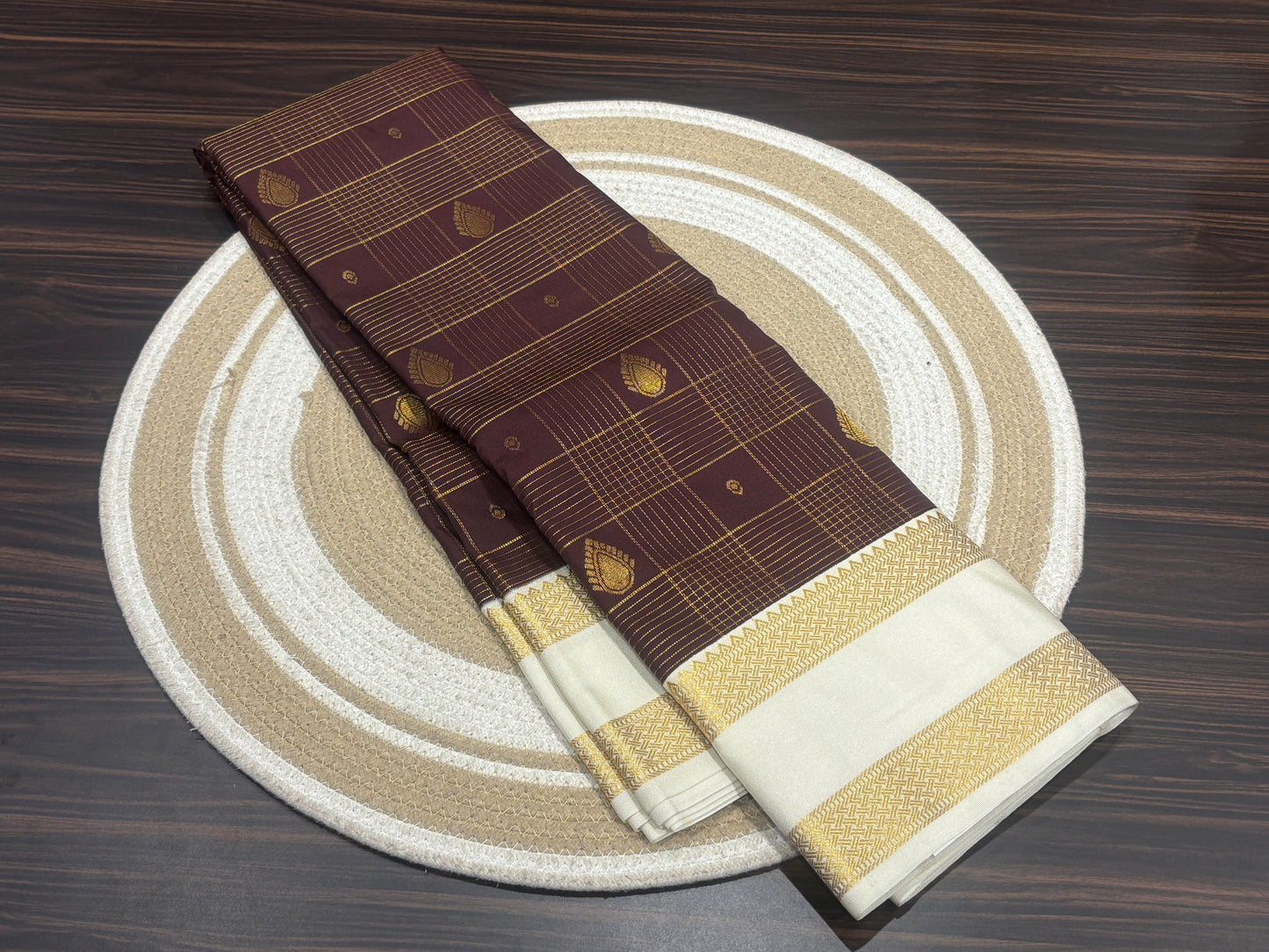 Semi Kanchipuram silk
