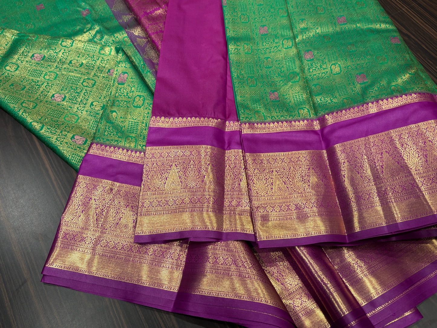 Semi Kanchipuram silk