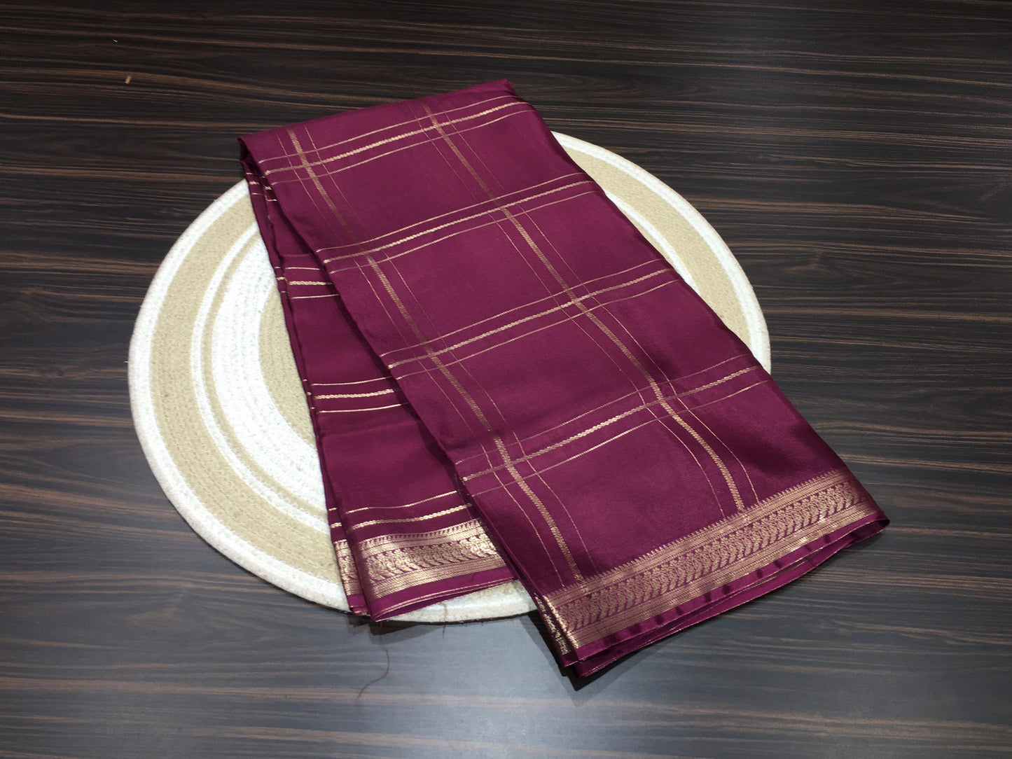 Semi Mysore Crape Silk