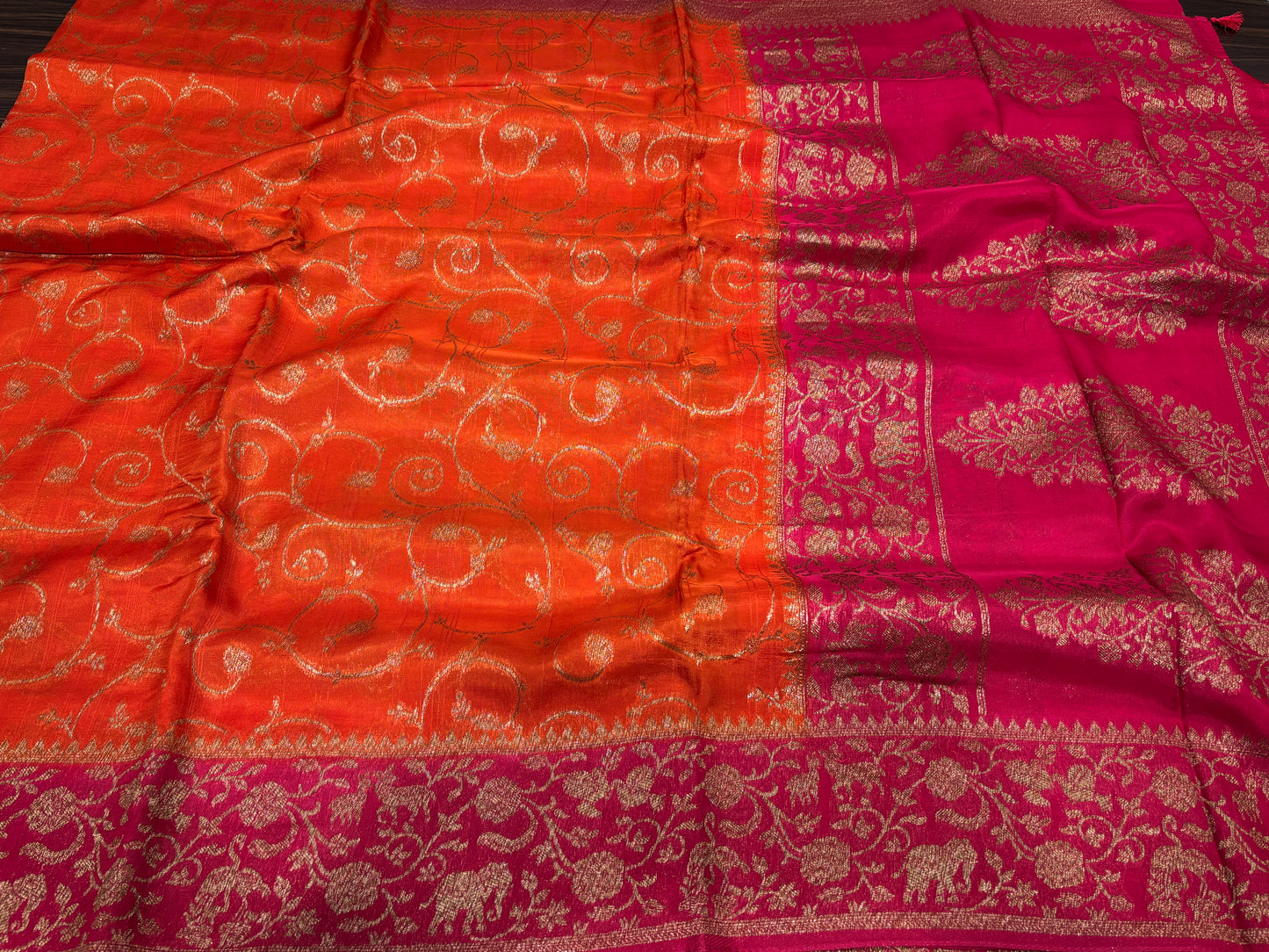 Soft tussar saree