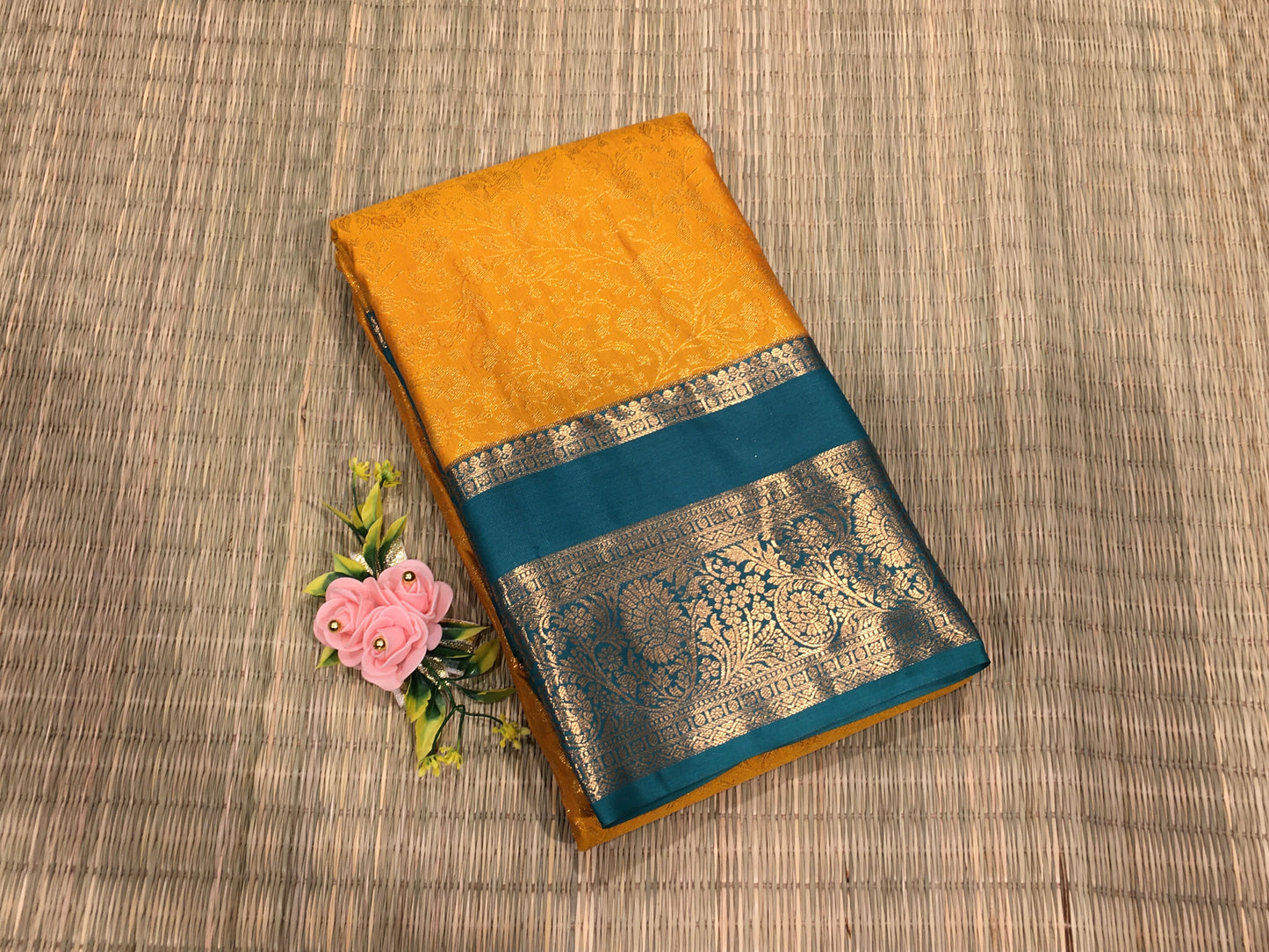 Semi Kanchipuram silk