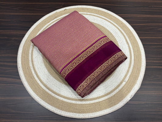Dupion silk saree