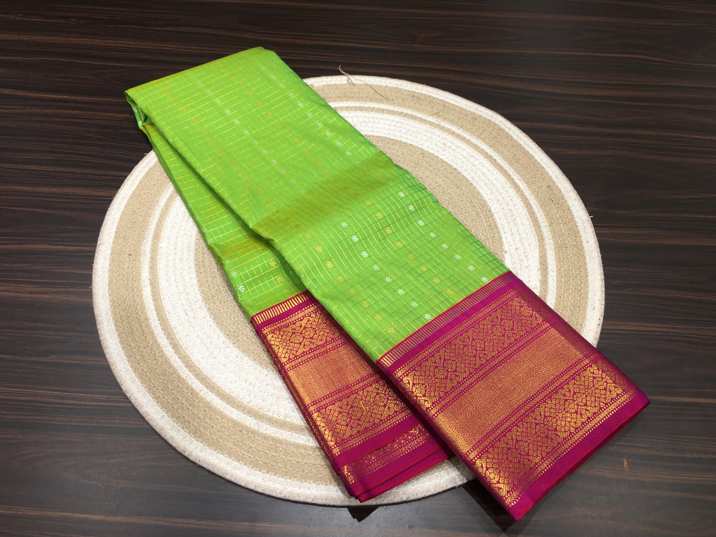 Semi Kanchipuram silk