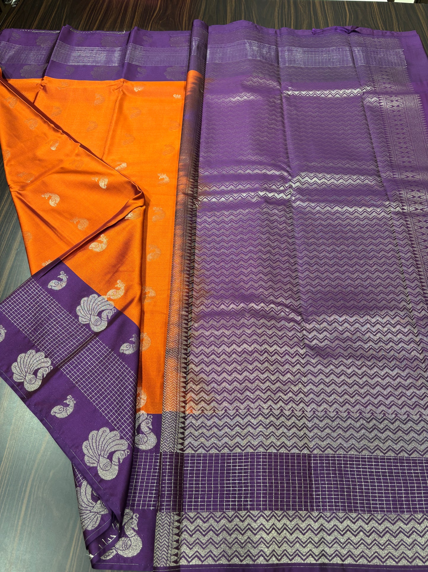 Semi Kanchipuram silk