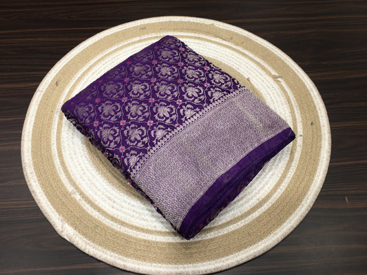 Chiffon georgette saree