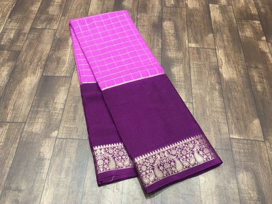 Semi Mysore Crape Silk