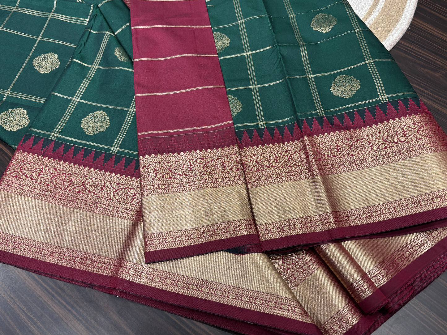Semi Kanchipuram silk