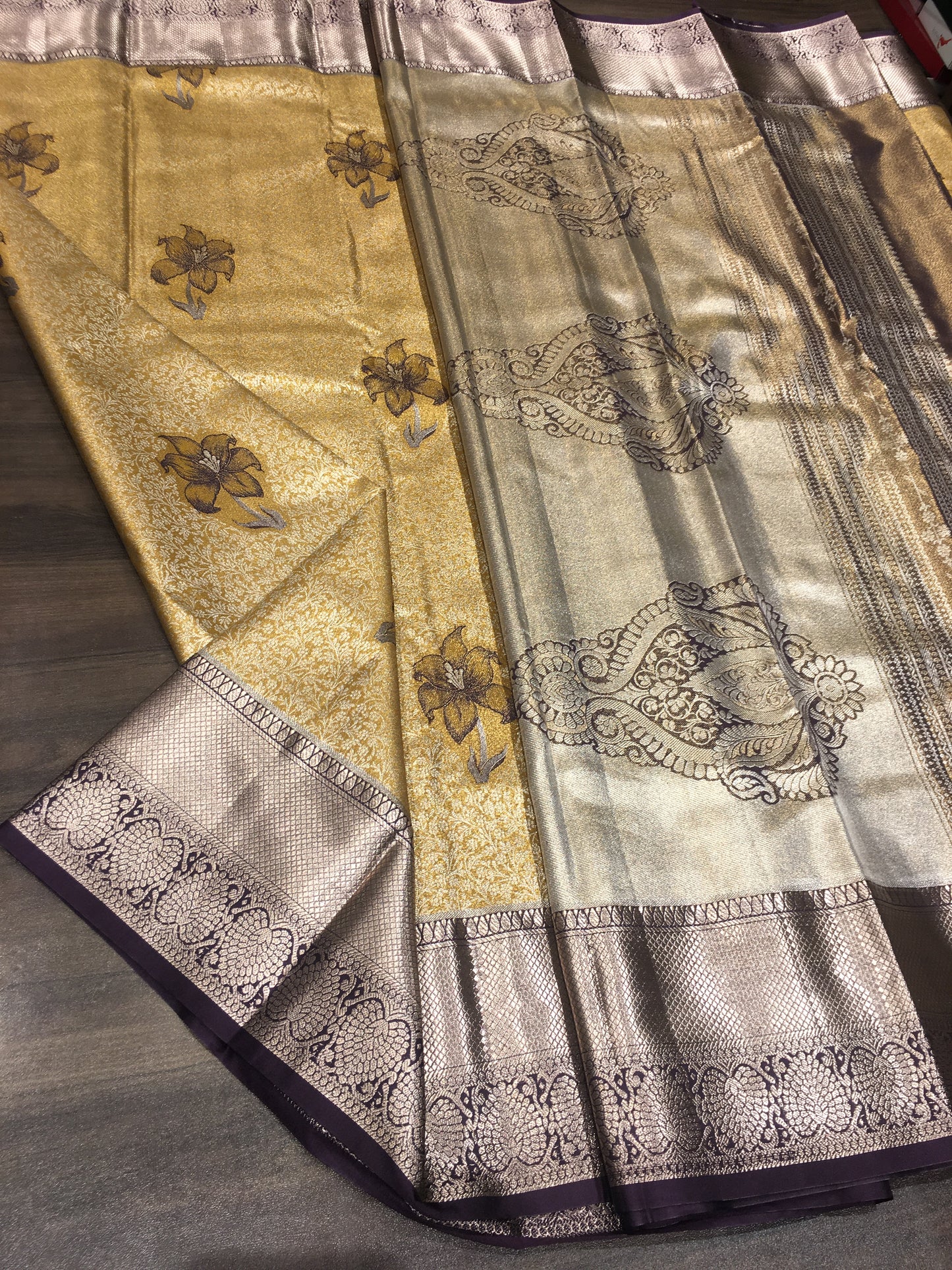 Semi Kanchipuram tissue