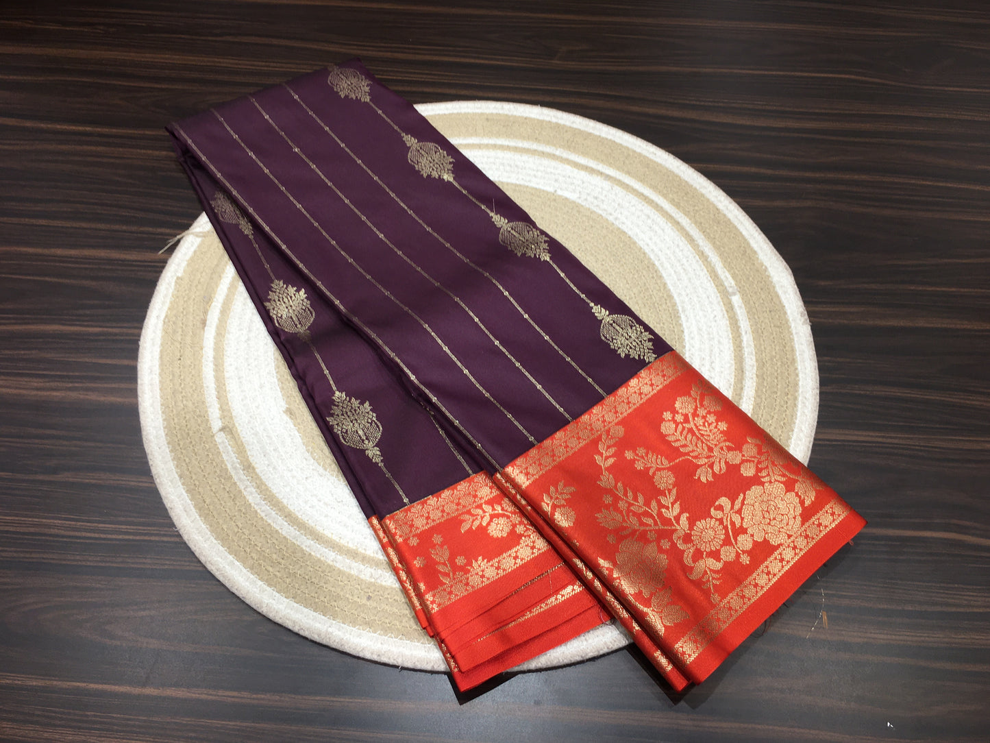 Semi Kanchipuram silk