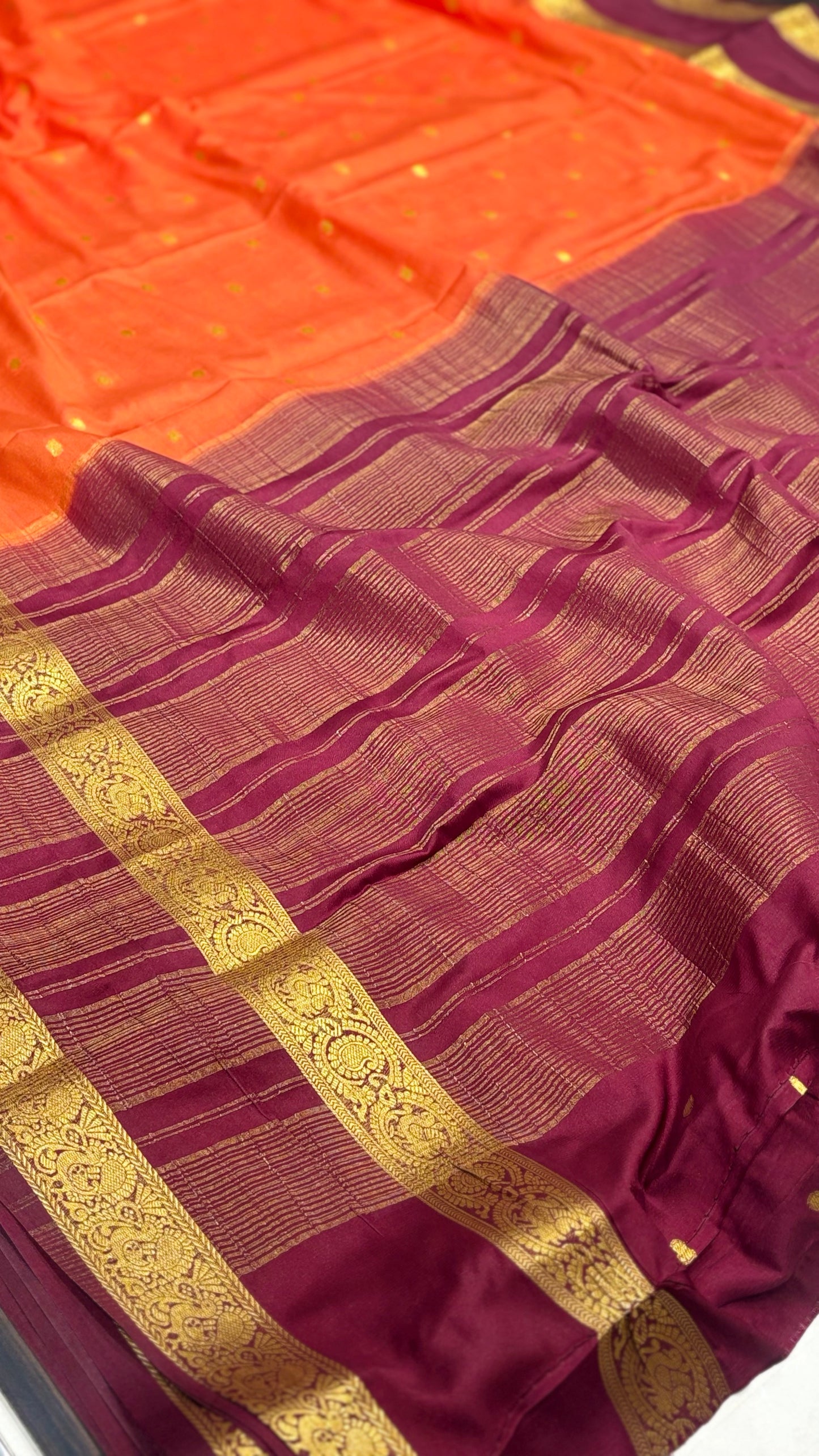Semi Mysore crape