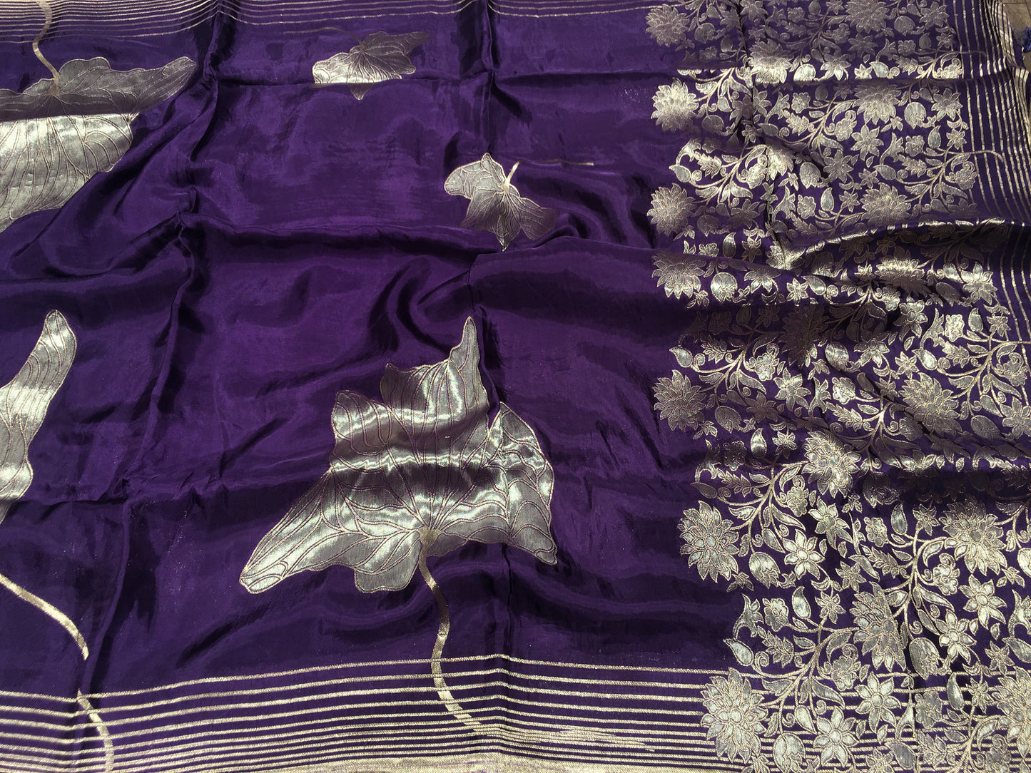 Satin Crape Saree