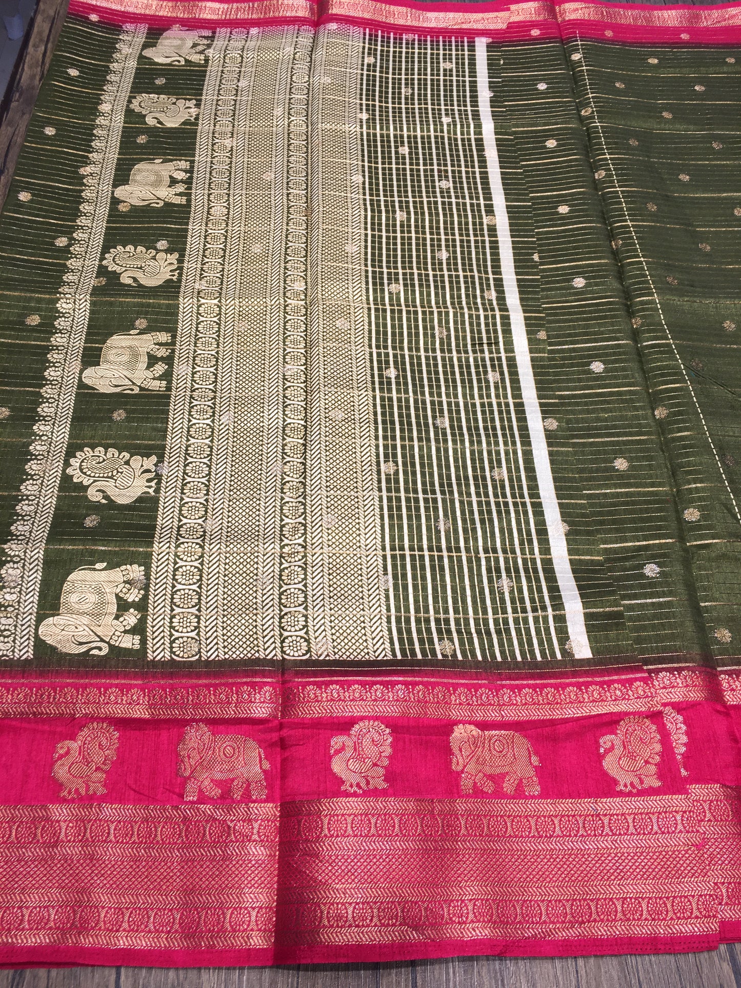 Semi tussar Saree