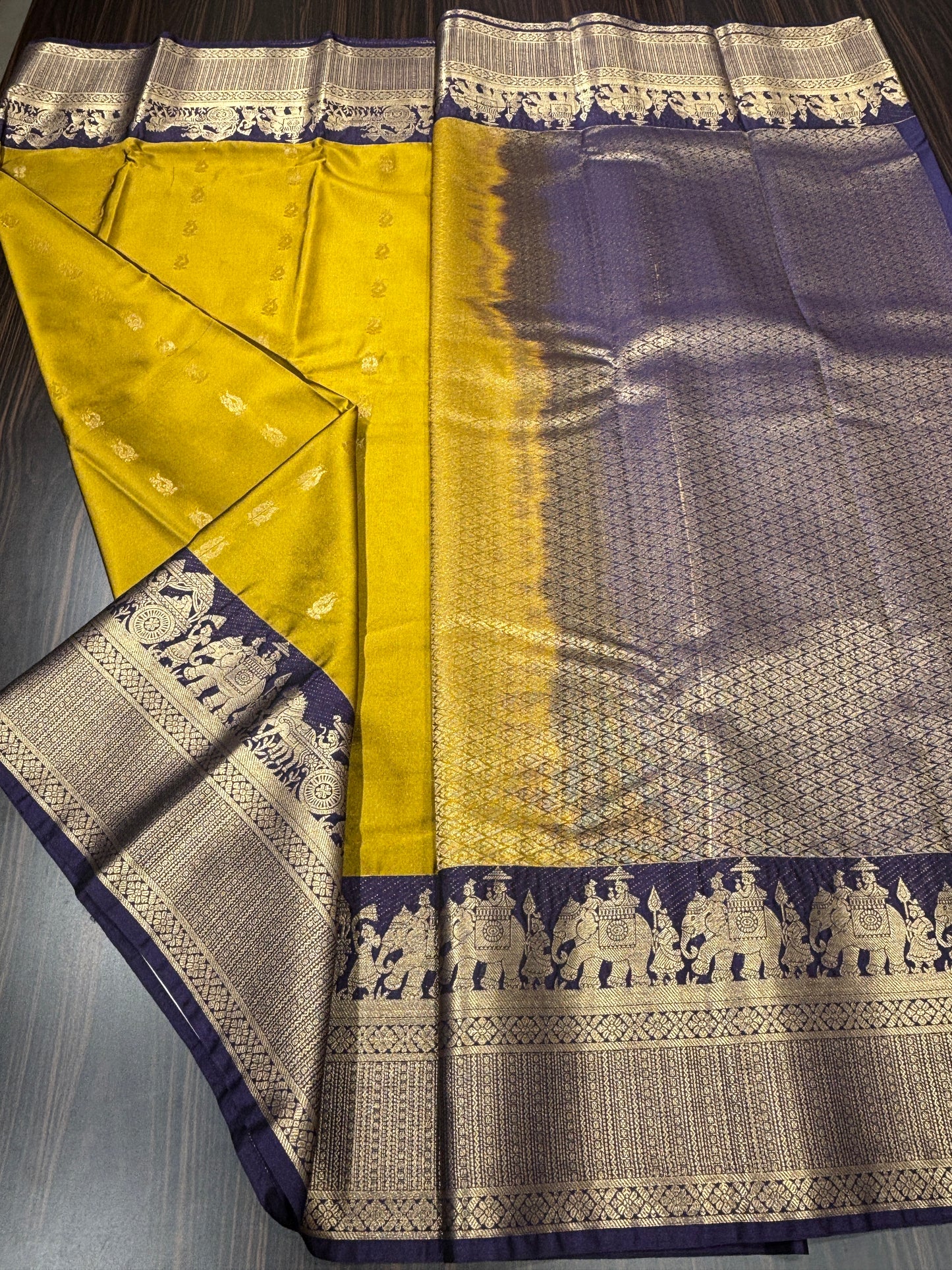Semi Kanchipuram silk