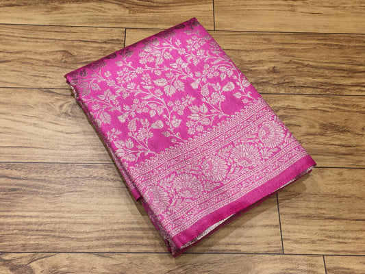 Semi brocade banaras