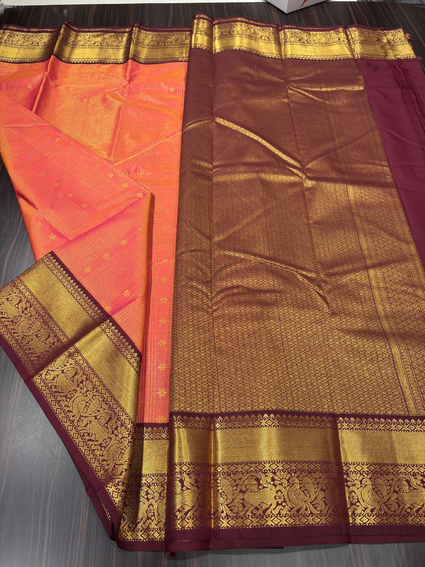 Semi Kanchipuram silk
