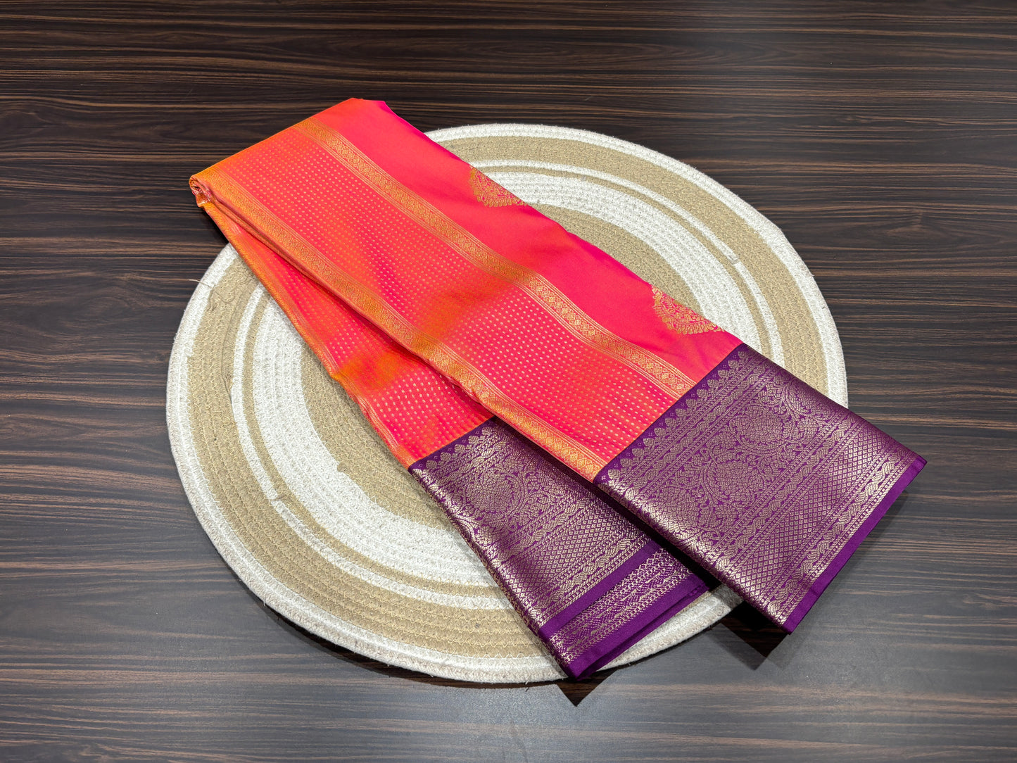 Semi Kanchipuram silk