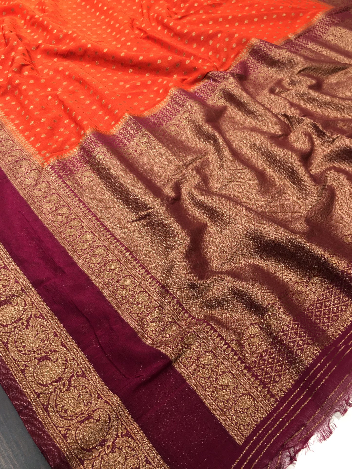 Chiffon georgette saree