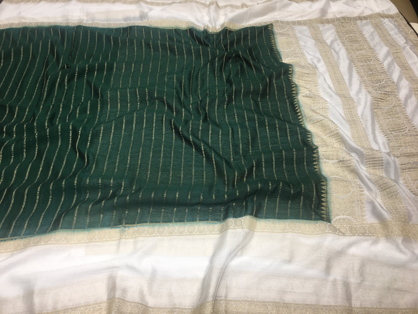 Chiffon crape saree