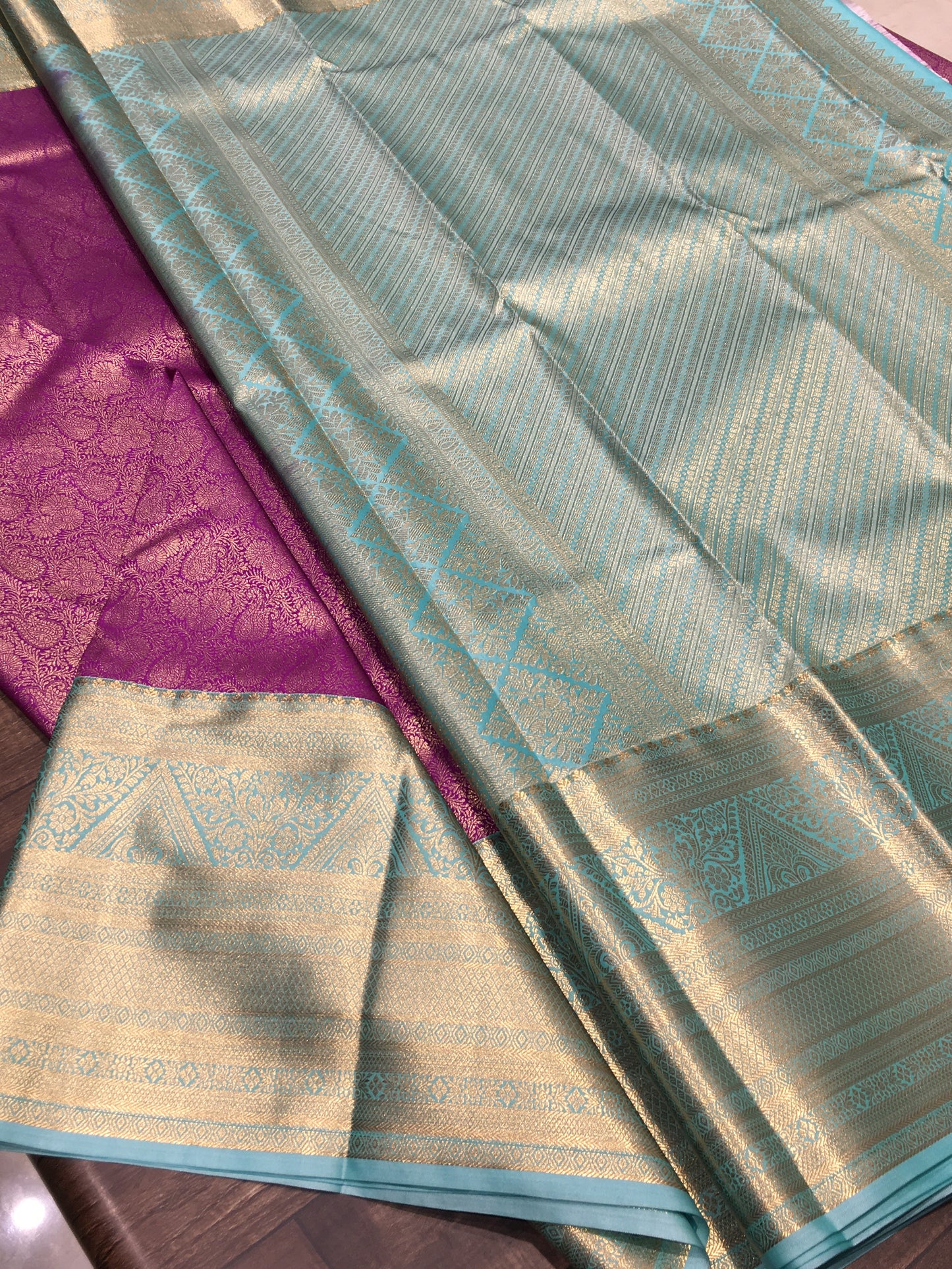 Semi Kanchipuram silk