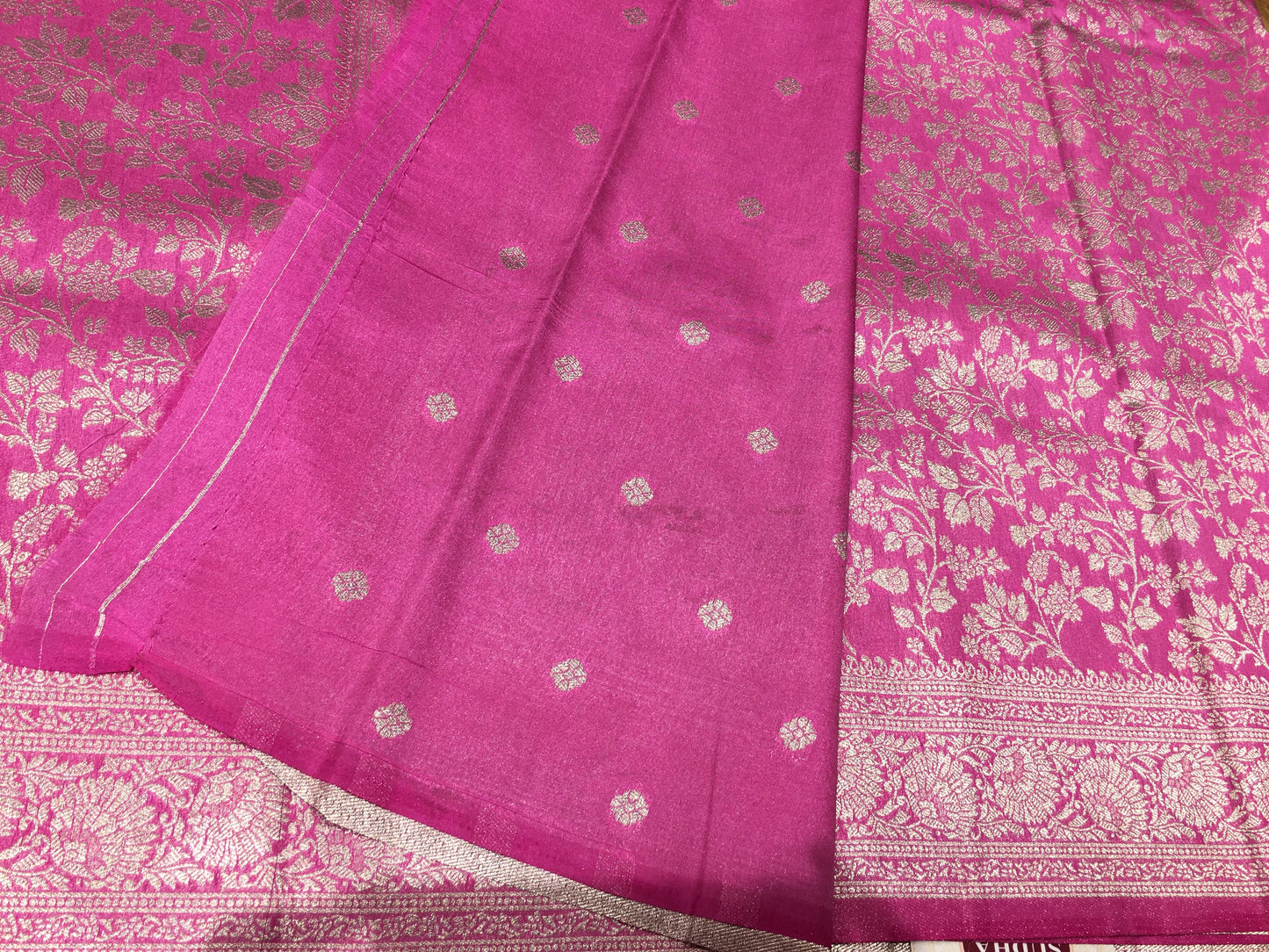 Semi brocade banaras