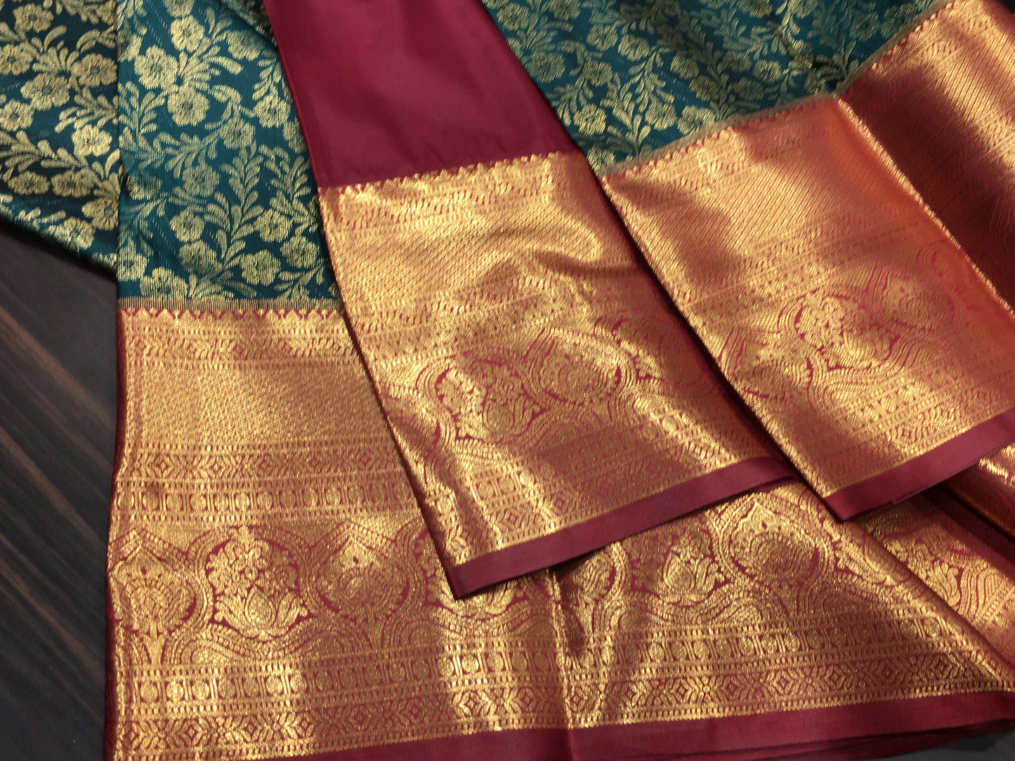 Semi Kanchipuram silk