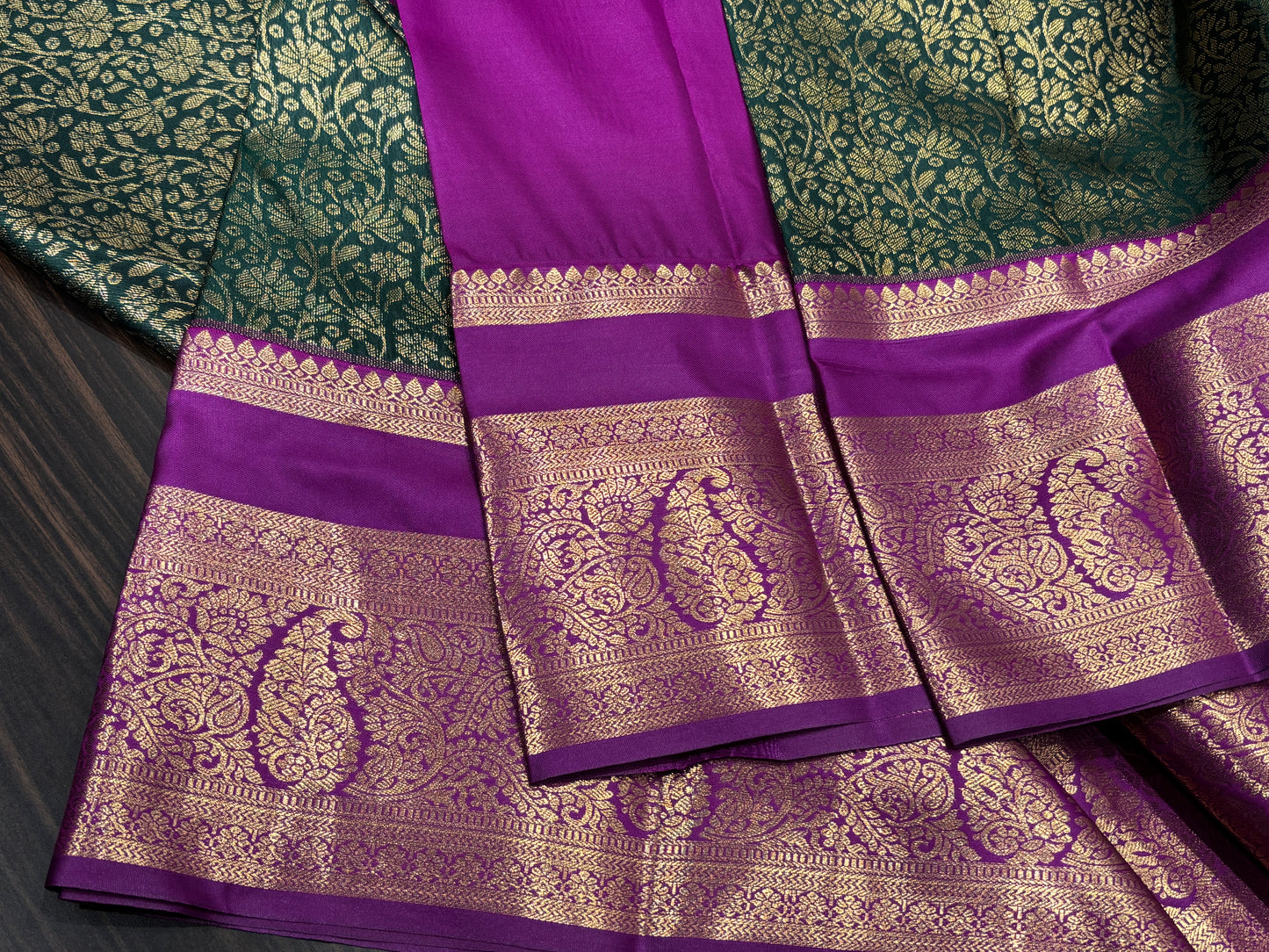 Semi Kanchipuram silk