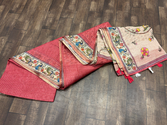 Fancy cotton saree