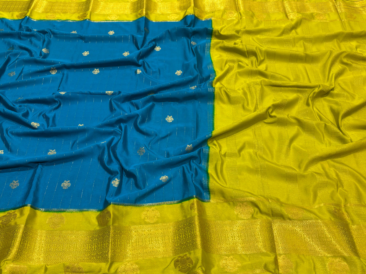Semi Mysore Crape Silk