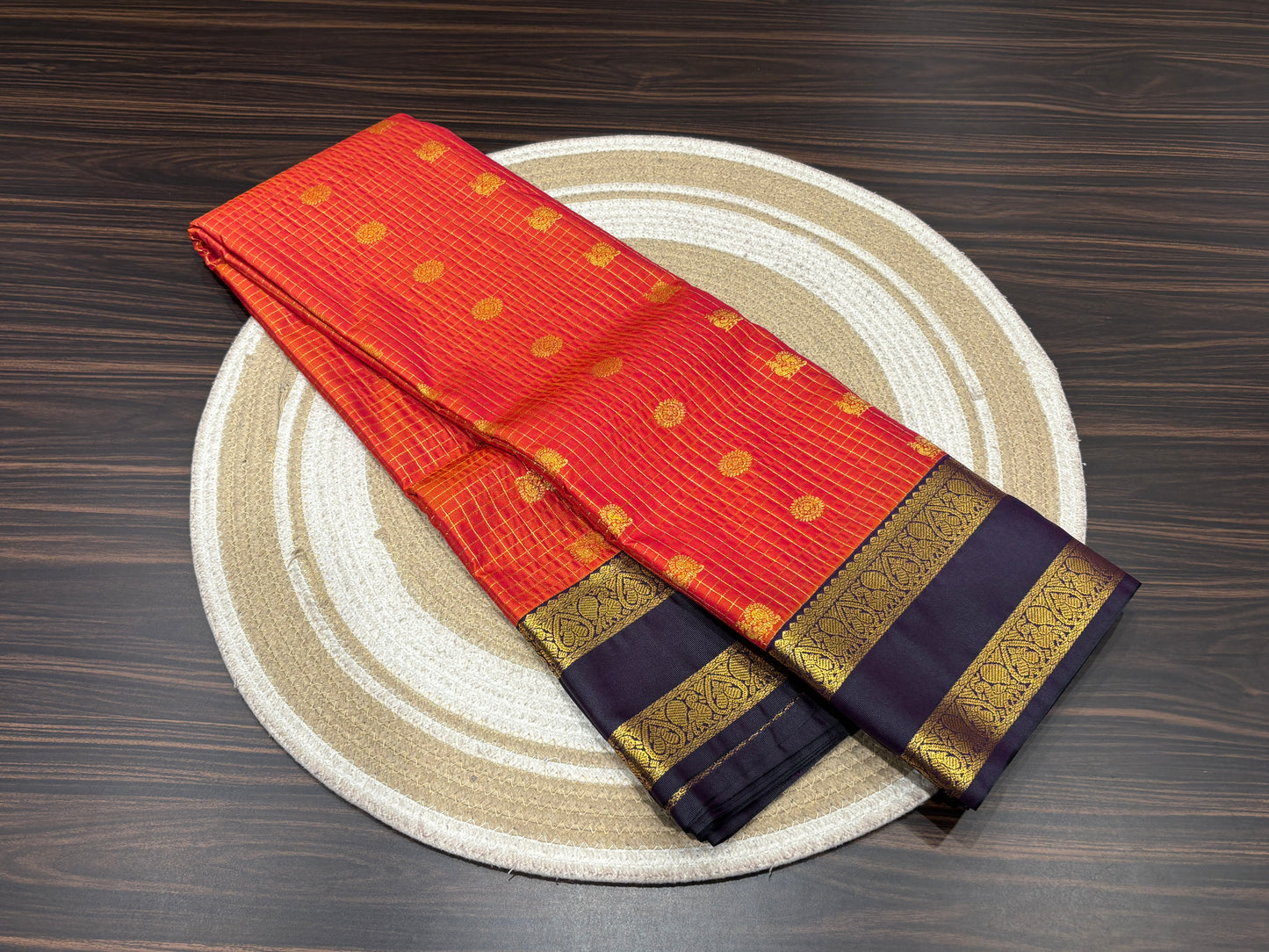 Semi Kanchipuram silk