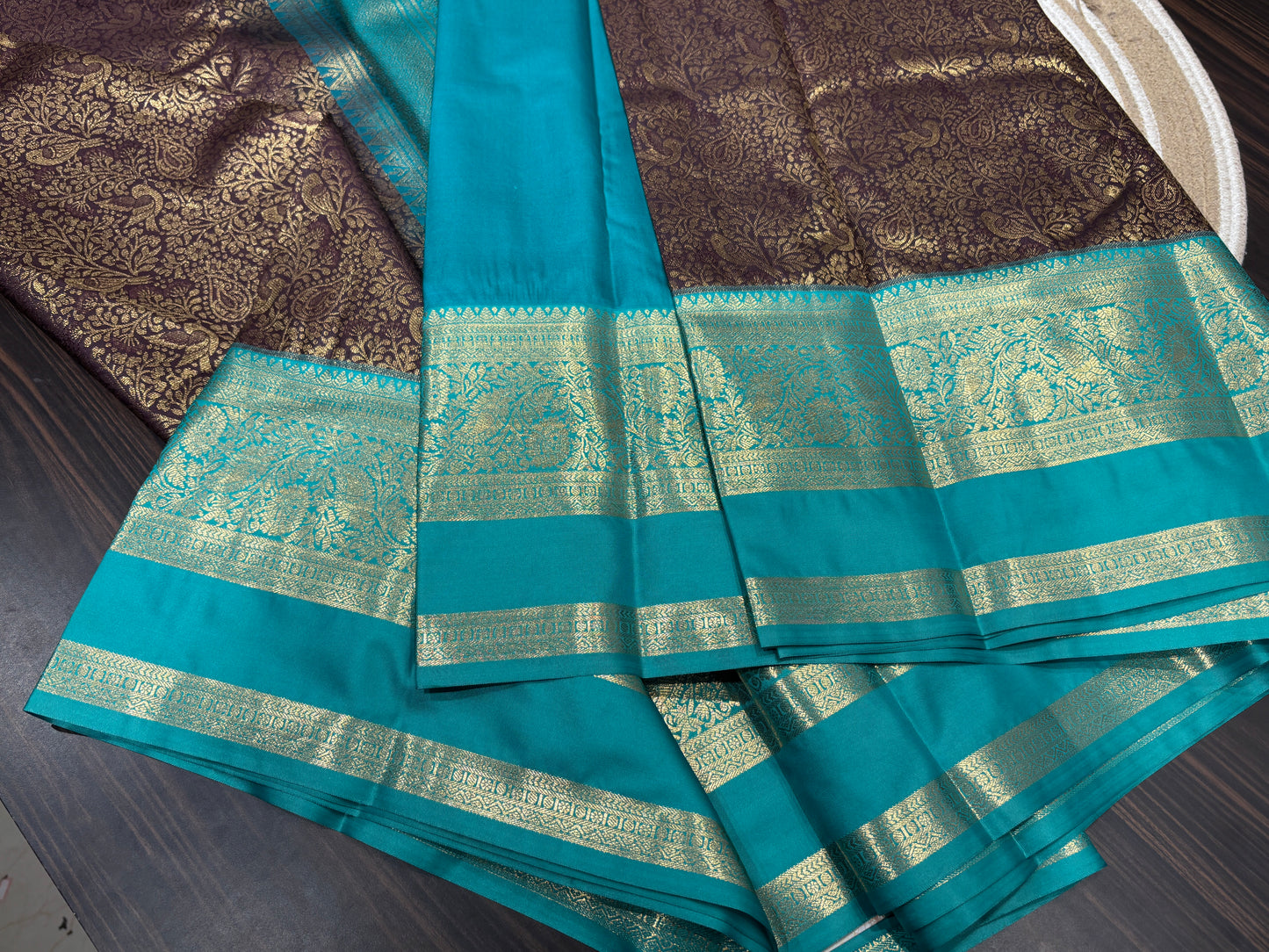 Semi Kanchipuram silk