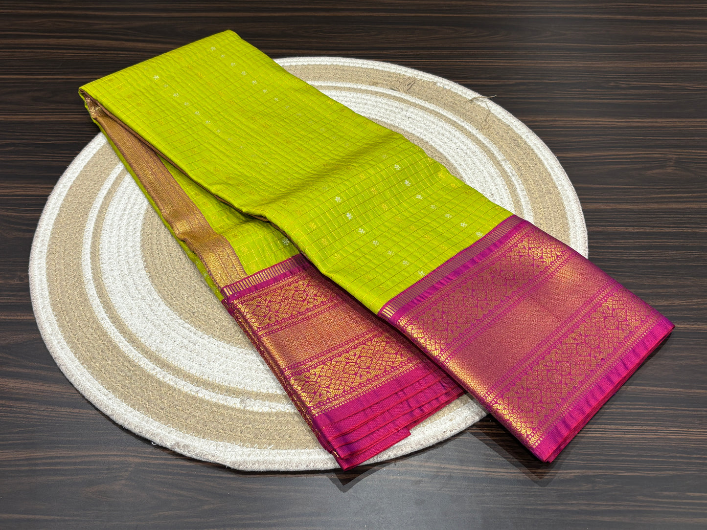 Semi Kanchipuram silk