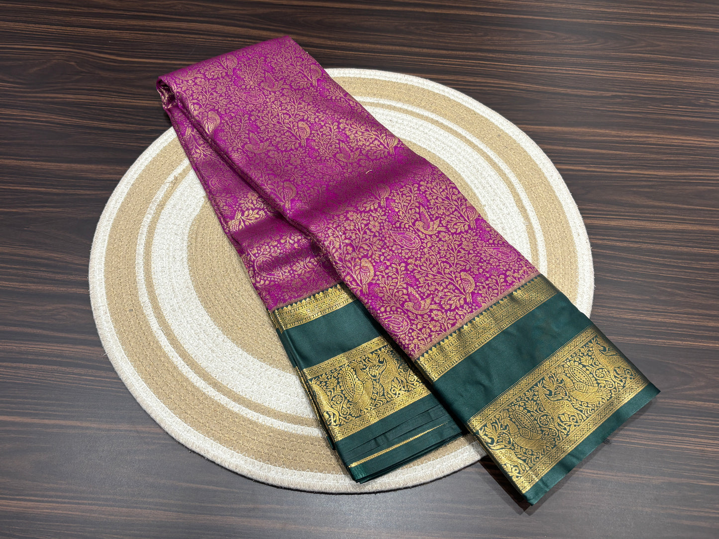 Semi Kanchipuram silk
