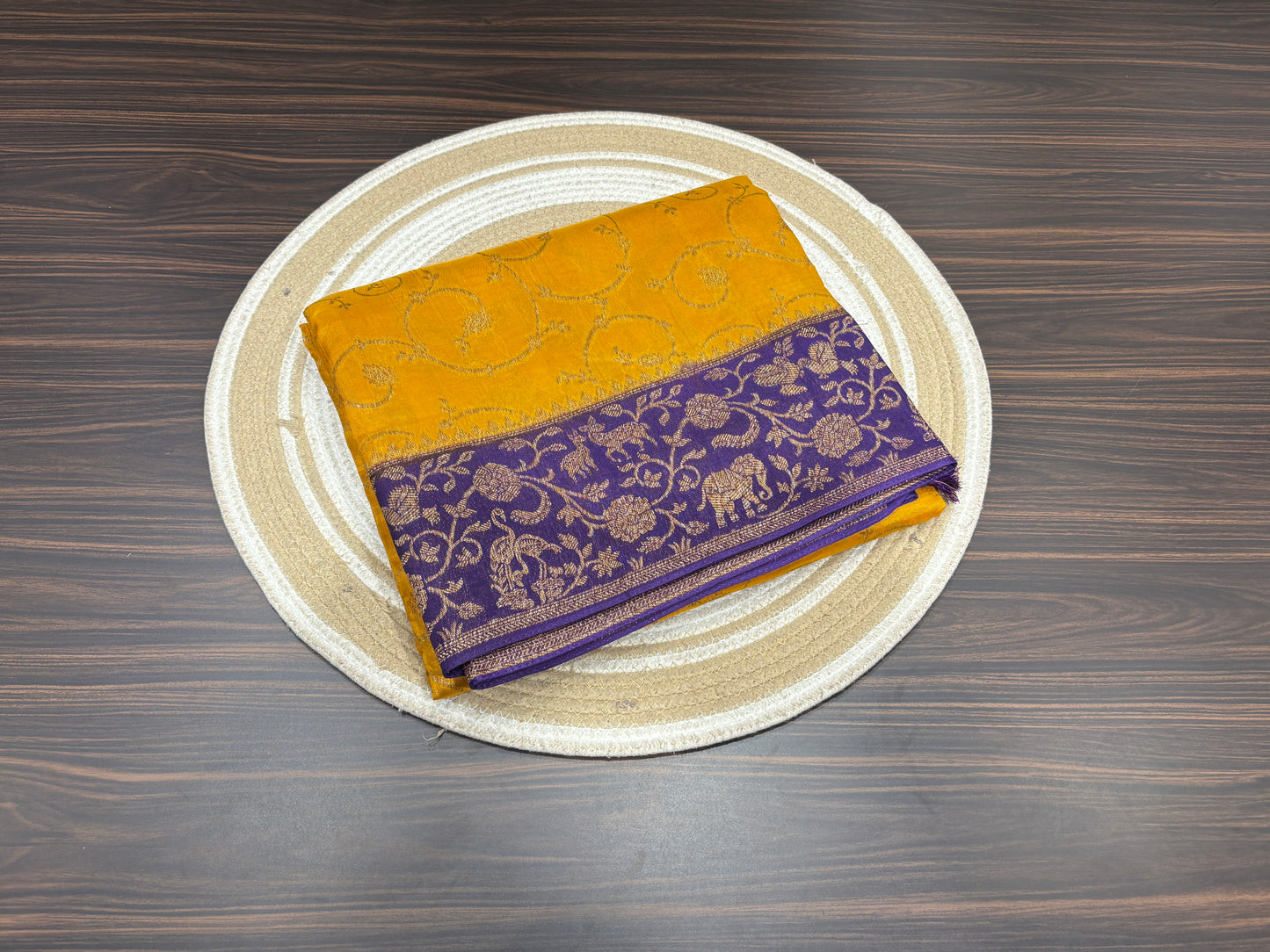 Soft tussar saree