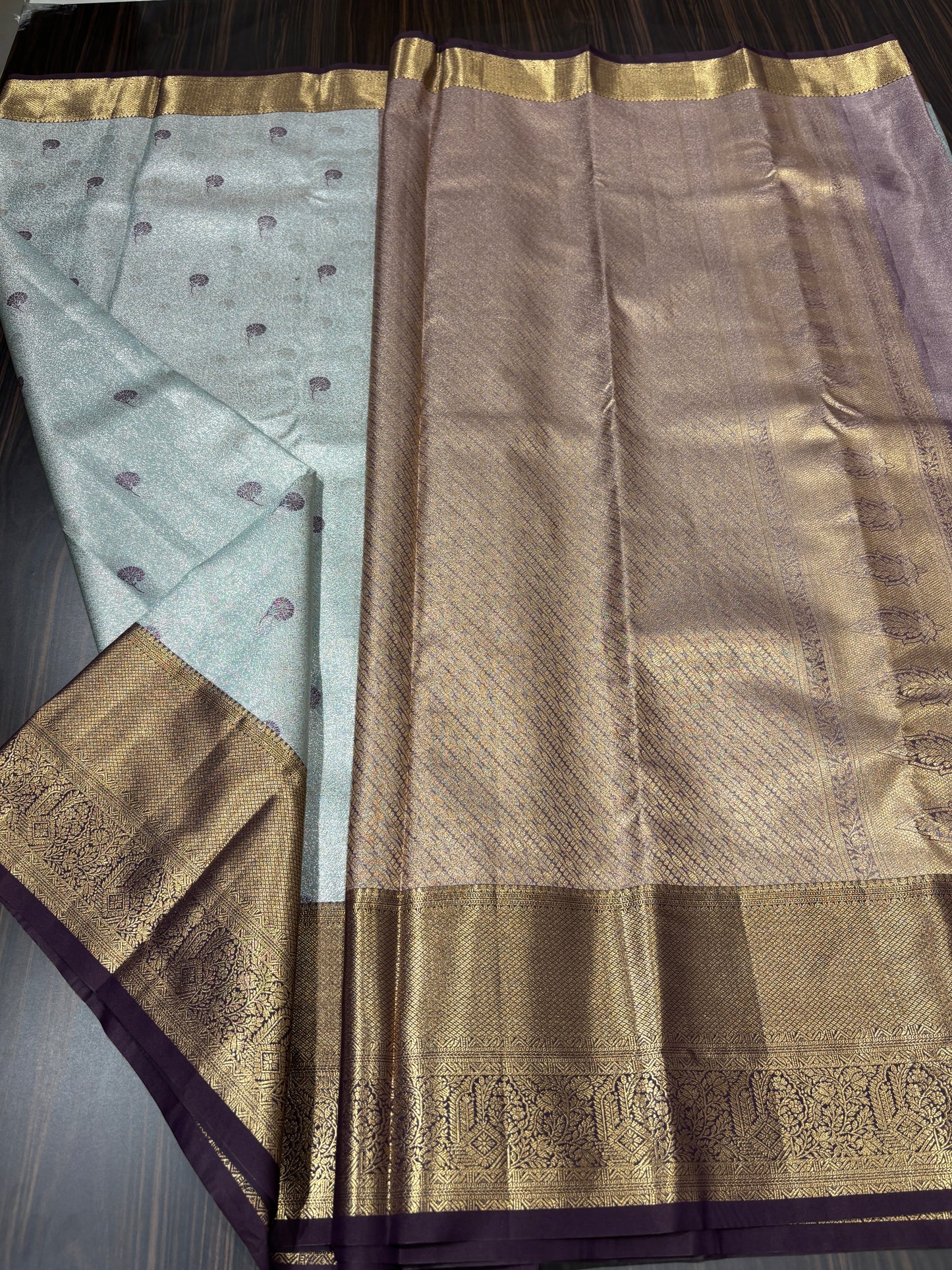 Semi Kanchipuram silk