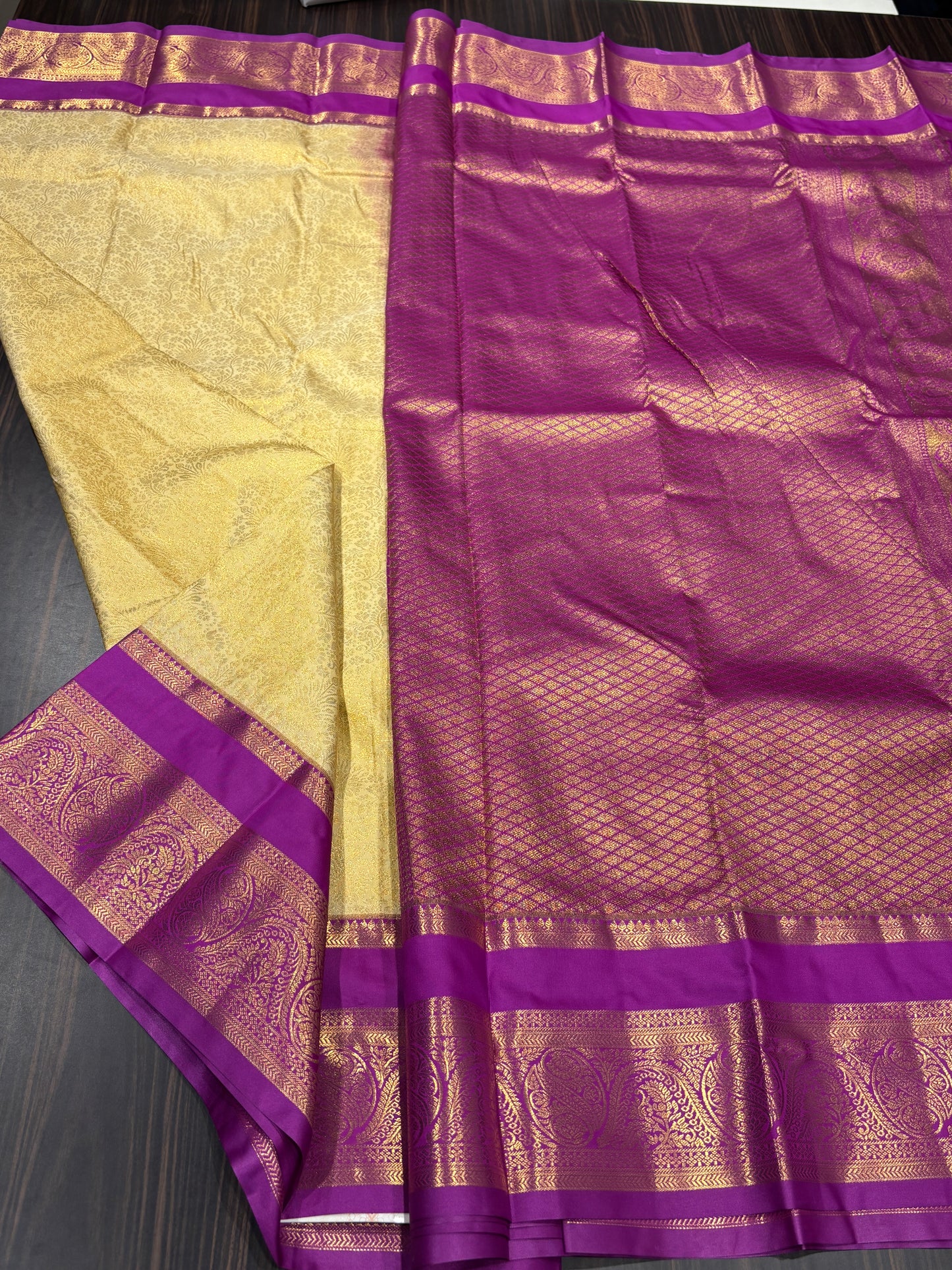 Semi Kanchipuram silk